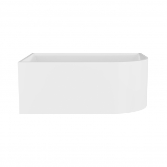 Delphi Crest J-Shaped Freestanding Curved Corner Bath