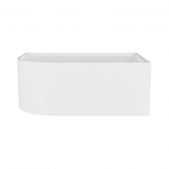 Delphi Crest J-Shaped Freestanding Curved Corner Bath