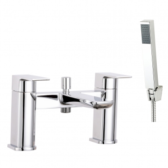 Delphi Dive Chrome Bath Shower Mixer Tap with Kit | Product Image