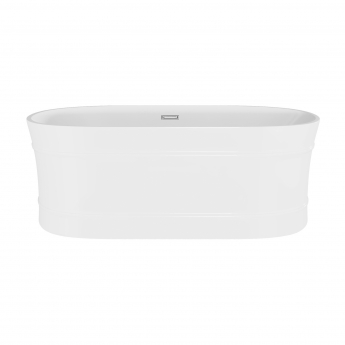Delphi Drift Deco Concave Oval Modern Freestanding Bath