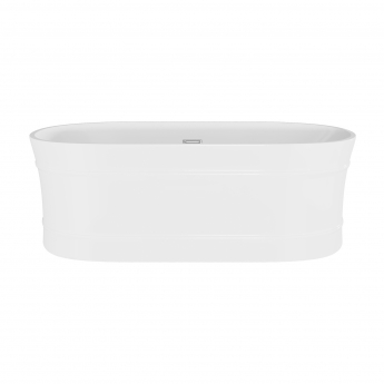 Delphi Drift Deco Concave Oval Modern Freestanding Bath 1700mm x 780mm