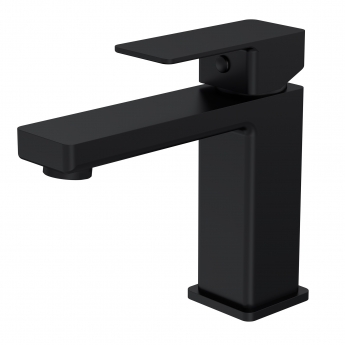 Delphi Fathom Matt Black Mono Basin Mixer Tap | Product Image