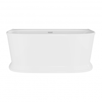 Delphi Paradise Skirted D-Shaped Back-to-Wall Freestanding Bath 1700mm x 780mm | Product Image