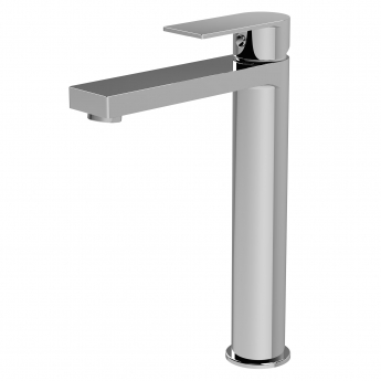 Delphi Port Chrome High Rise Tall Mono Basin Mixer Tap | Product Image