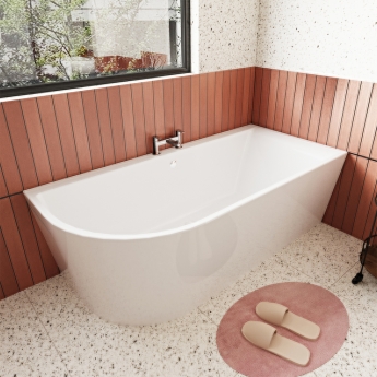Purity Shore Curved Offset Corner Bath