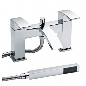 Delphi Swallow Chrome Bath Shower Mixer Tap with Kit | Product Image