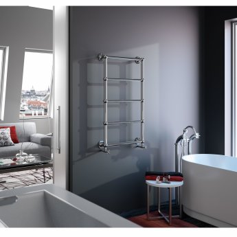 Radox Edwardian Traditional Heated Towel Rail 920mm H x 600mm W Chrome