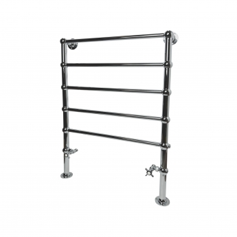 Radox Edwardian Traditional Heated Towel Rail 1000mm H x 700mm W Chrome
