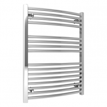 Radox Premier Curved Heated Towel Rail 800mm H x 600mm W - Chrome