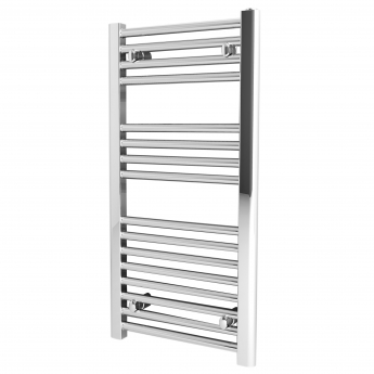 Radox Premier Straight Heated Towel Rail 800mm H x 400mm W - Chrome