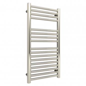 Radox Premier XL Straight Heated Towel Rail 800mm H x 400mm W - Stainless Steel