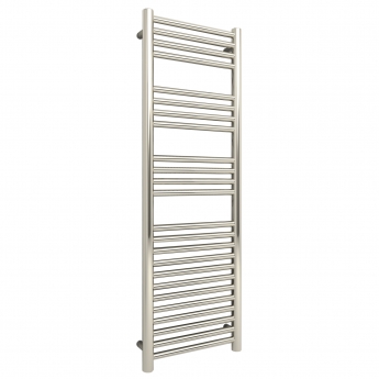 Radox Premier XL Straight Heated Towel Rail 1200mm H x 400mm W - Stainless Steel | Product Image