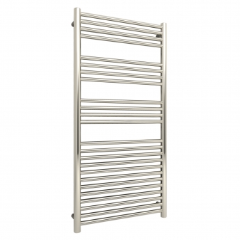 Radox Premier XL Straight Heated Towel Rail 1200mm H x 600mm W - Stainless Steel