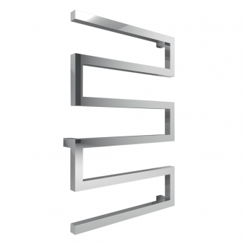 Radox Serpentine Designer Heated Towel Rail 730mm H x 500mm W Chrome