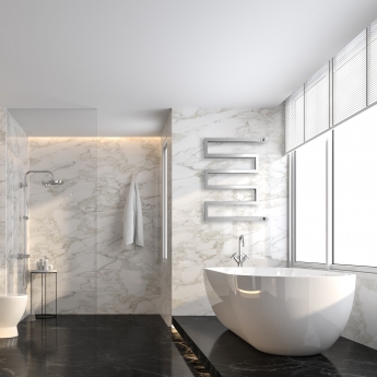 Radox Serpentine Designer Heated Towel Rail 730mm H x 500mm W Chrome