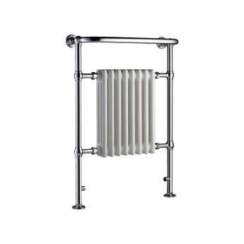 Radox Taurus Radiator Heated Towel Rail 960mm H x 665mm W Chrome/White