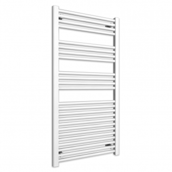 Radox Tinto Straight Heated Towel Rail 1200mm H x 600mm W - Brilliant White | Product Image