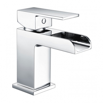 RAK Art Waterfall Flat Mono Basin Mixer Tap - Chrome