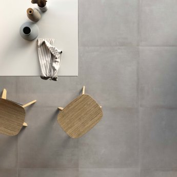 RAK Basic Concrete Matt Tiles - 600mm x 600mm - Grey (Box of 4)