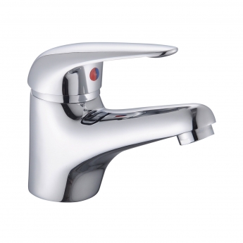 RAK Basic Mono Basin Mixer Tap with Clicker Waste - Chrome