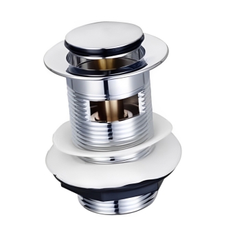 RAK Central Click Clack Basin Waste Chrome - Slotted | Product Image