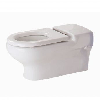RAK Compact Special Needs Wall Hung Pan Alpine White - Excluding Seat | Product Image