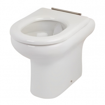 RAK Compact Special Needs Rimless Back to Wall Pan - Excluding Seat | Product Image