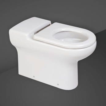 RAK Compact Special Needs Back to Wall Toilet 750mm Projection - Ring Seat