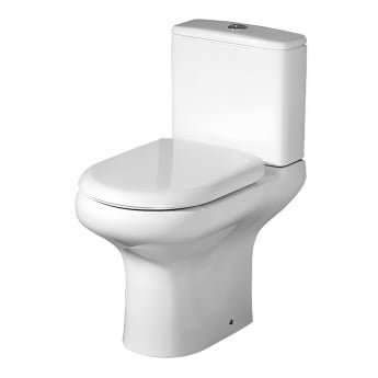 RAK Compact Close Coupled Toilet with Push Button Cistern - Soft Close Seat