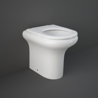 RAK Compact Special Needs Rimless Back to Wall Pan - Excluding Seat | Product Image