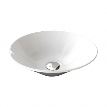RAK Cone Sit-On Countertop Basin 380mm Wide - 0 Tap Hole