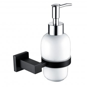 RAK Cubis Modern Soap Dispenser Wall Mounted - Black