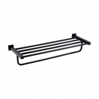 RAK Cubis Towel Shelf 601mm Wide - Black