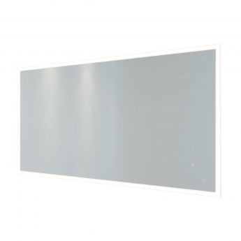 RAK Cupid Landscape LED Mirror with Switch and Demister Pad 600mm H x 1200mm W Illuminated