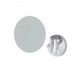 RAK Demeter Plus Round LED 3x Magnifying Mirror with Magnetic Pullout Switch 213mm H x 200mm W Illuminated