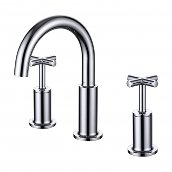 RAK Ella 3-Hole Bath Filler Tap Deck Mounted - Chrome