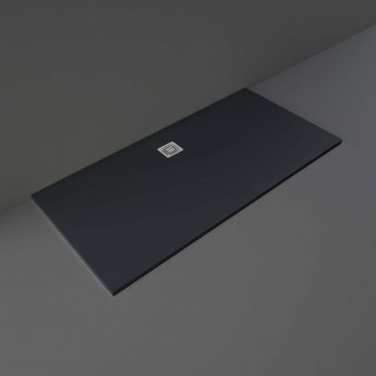 RAK Feeling Black Stone Effect Rectangular Shower Tray 1700mm x 900mm | Product Image