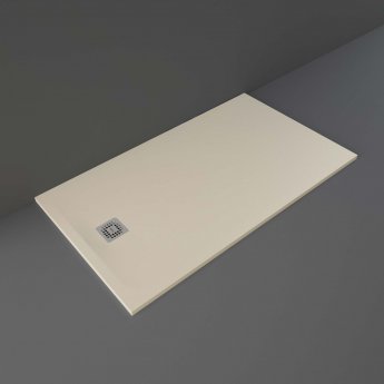RAK Feeling Cappuccino Stone Effect Rectangular Shower Tray 1600mm x 900mm | Product Image