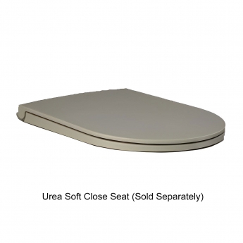 RAK Feeling Rimless Back to Wall Pan 550mm Projection Matt Cappuccino - Excluding Seat | Product Image