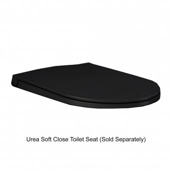 RAK Feeling Rimless Wall Hung Pan Matt Black - Excluding Seat