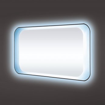 RAK Moon LED Mirrors with Switch and Demister Pad 600mm H x 800mm W