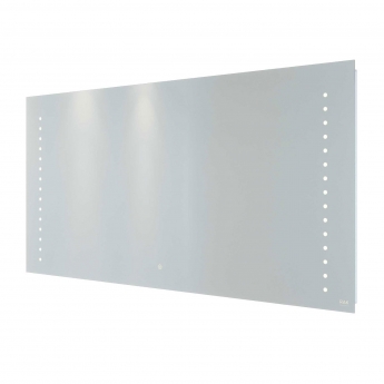 RAK Hestia LED Landscape Mirror with Switch and Demister Pad 600mm H x 1200mm W Illuminated