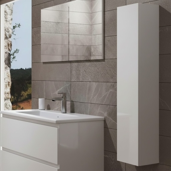 RAK Ceramics Joy 300mm Wall Hung 1-Door Tall Storage Unit | Product Image