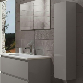 RAK Ceramics Joy 300mm Wall Hung 1-Door Tall Storage Unit | Product Image