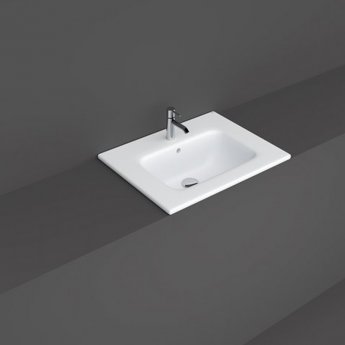 RAK Joy Wall Hung Vanity Unit with Basin 600mm Wide - Urban Grey | Product Image