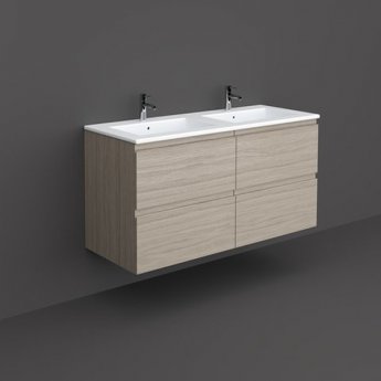 RAK Joy 1200mm 2-Drawer Wall Hung Vanity Unit