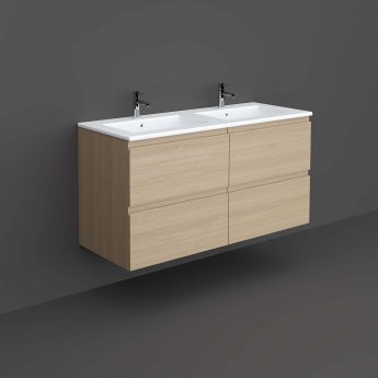 RAK Joy 1200mm 2-Drawer Wall Hung Vanity Unit