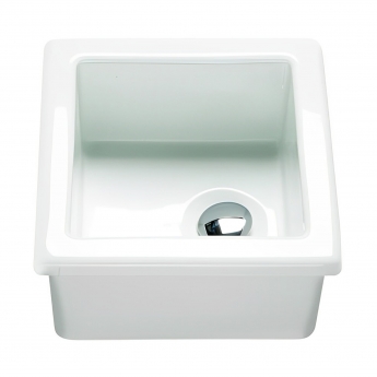 RAK Laboratory 2 Ceramic Belfast Kitchen Sink 1.0 Bowl 330mm L x 330mm W - Alpine White