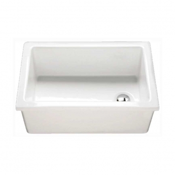 RAK Laboratory 3 Ceramic Belfast Kitchen Sink 1.0 Bowl 585mm L x 380mm W - Alpine White