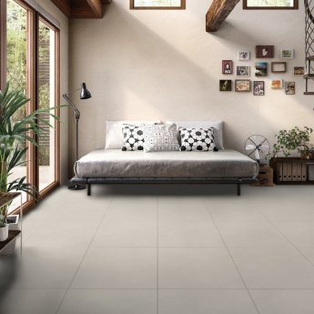 RAK Lounge Unpolished Tiles - 600mm x 600mm - Light Grey (Box of 4)